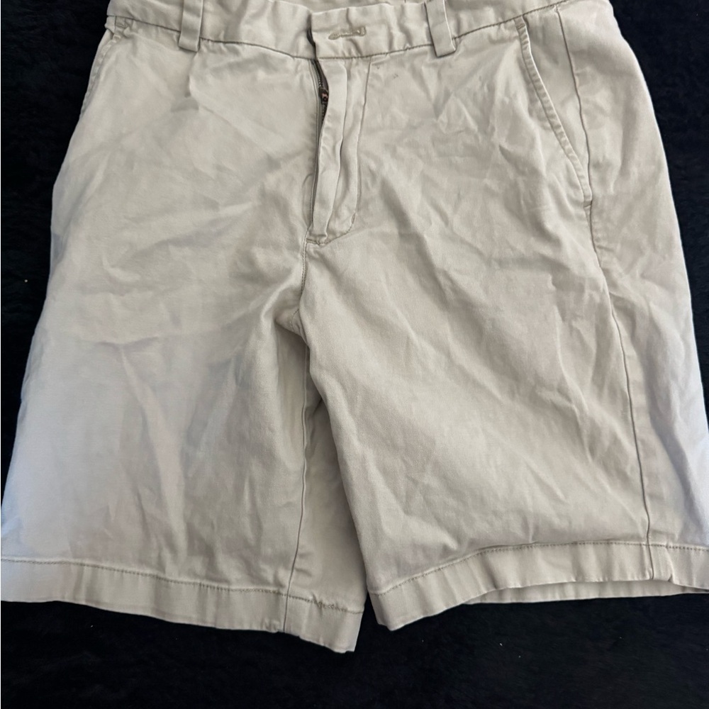 Vineyard Vines Light Tan Flat Front Shorts